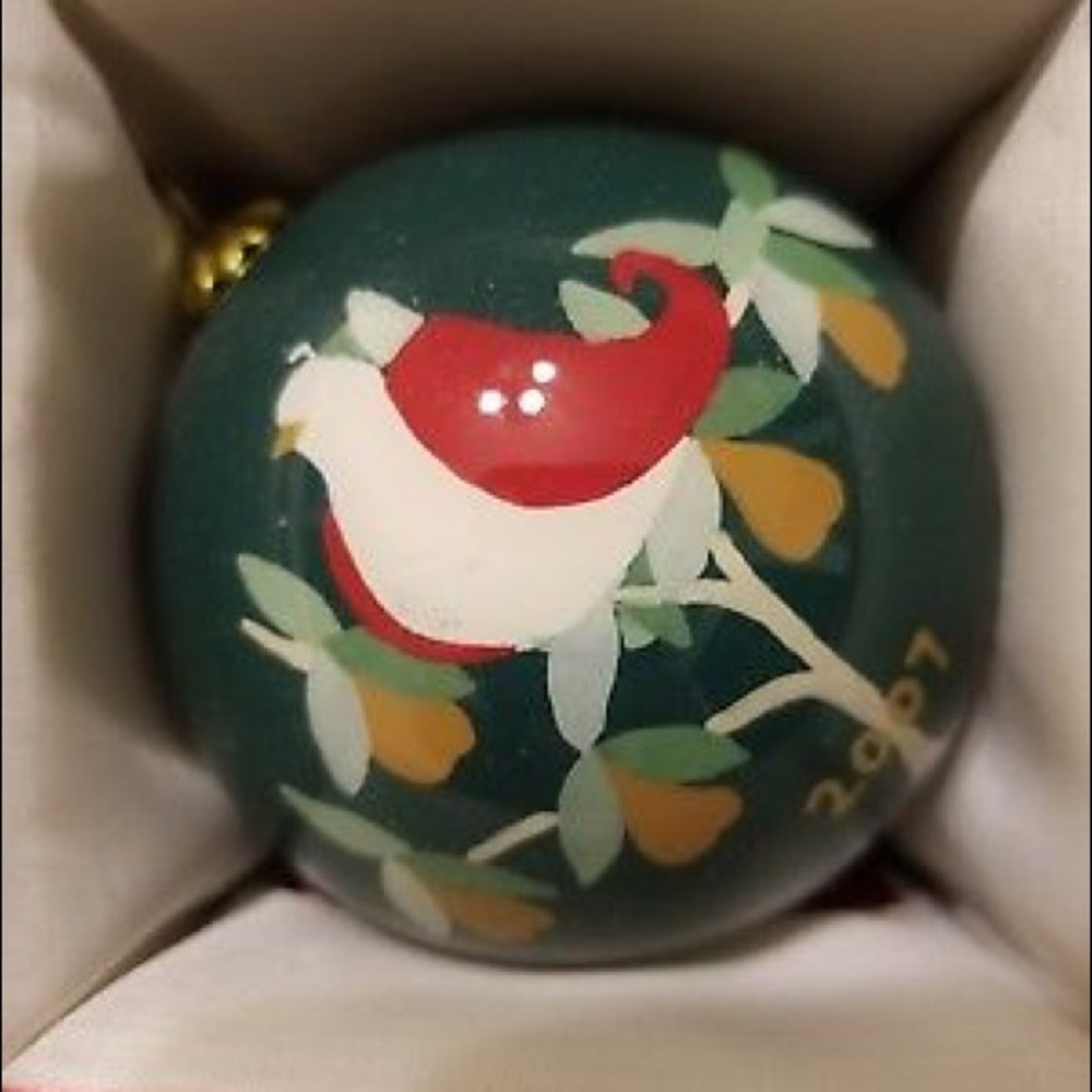 Dillard’s Christmas ornament partridge 2007
